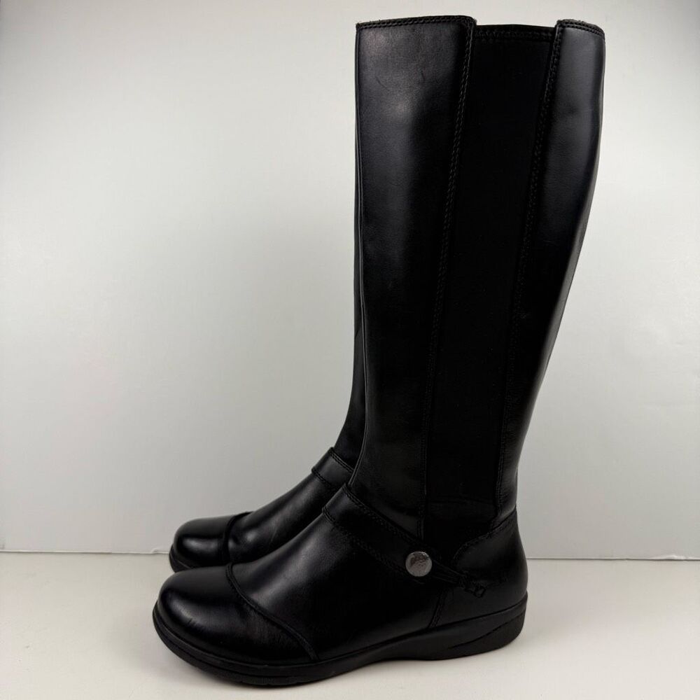 Clark’s Cheyn‎ Meryl Leather Riding Boots Size 7.5 W
